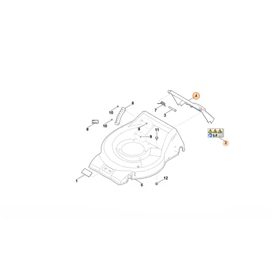 STIHL  Pokrywa 6350 700 2710